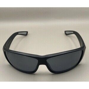 Xloop Mens Wrap Around Biker Style Plastic Sport Sunglasses Black Grey Black